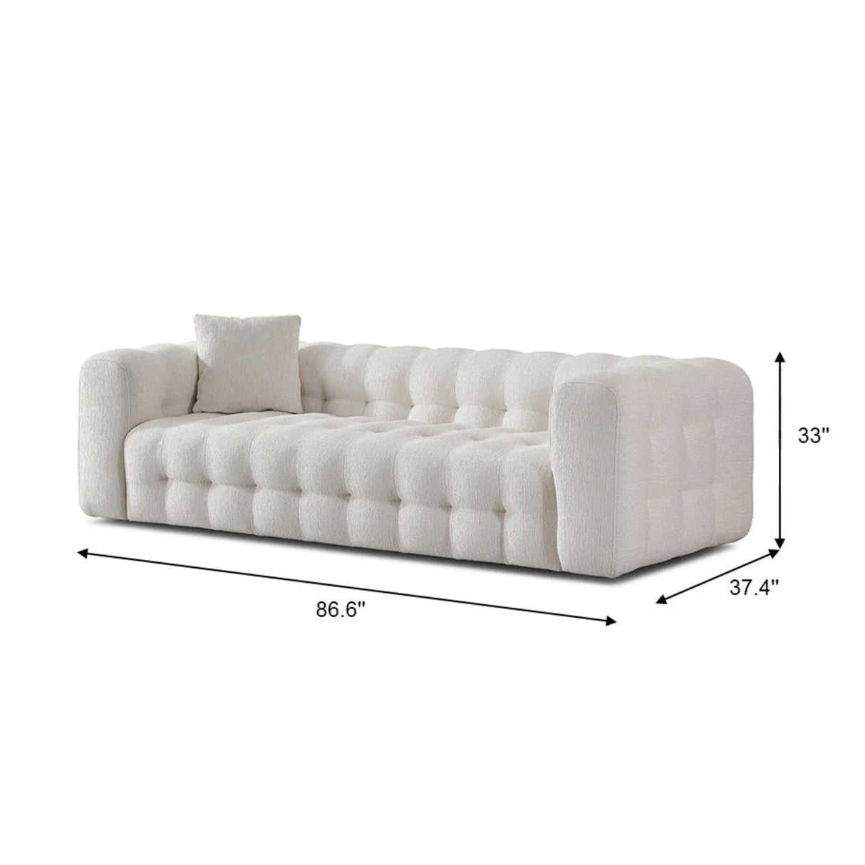 Eden - Modern Tufted Chesterfield Sofa - Furniture Home Direct