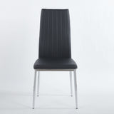Chrome Leg Dining Chair (Set of 4)