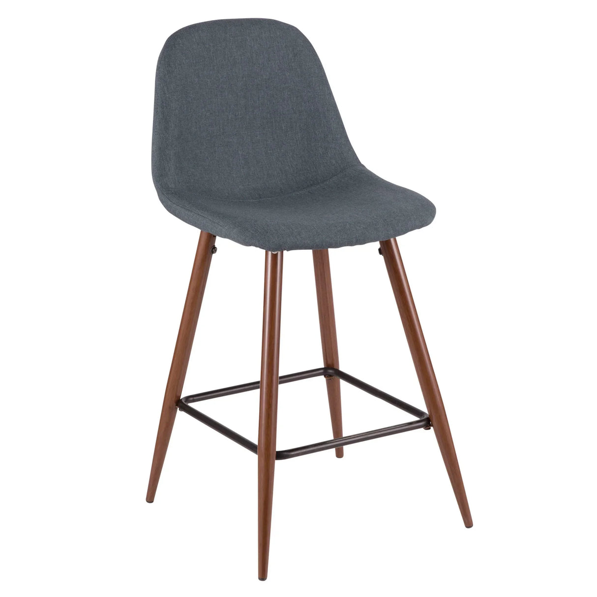 Pebble - Mid Century Modern Counter Stool (Set of 2) - Furniture Home Direct