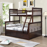 Bunk Bed With Ladder, And Safety Guard Rails - Furniture Home Direct