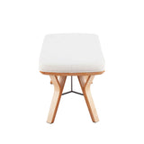 Folia - Mid Century / Modern Bench - Furniture Home Direct