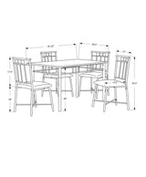 5 Pieces Dining Table Set, Small, Rectangular - Furniture Home Direct