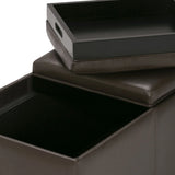 Avalon - Upholstered Storage Ottoman - Furniture Home Direct