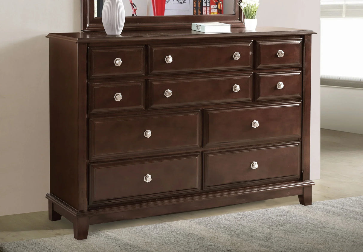 Ashford - Dresser - Cappuccino - Furniture Home Direct