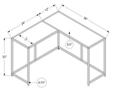 Corner Accent Console Table For Entryway, Unique L-Shaped Design - Furniture Home Direct