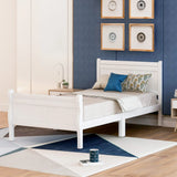 Platform Bed Frame Mattress Foundation Sleigh Bed With Headboard / Footboard / Wood Slat Suppor - Furniture Home Direct