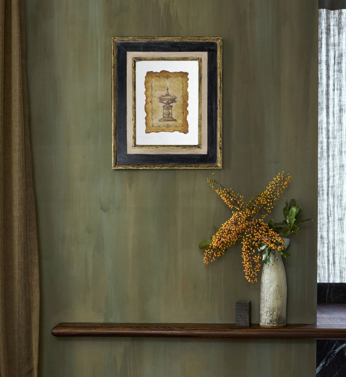 Lucian - Framed Antiqued Sculpture Print - Furniture Home Direct