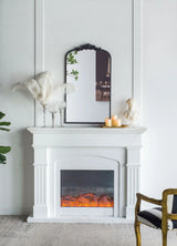 Arch Mirror, Baroque Inspired Wall Decor For Bathroom, Bedroom, Living Room - Furniture Home Direct