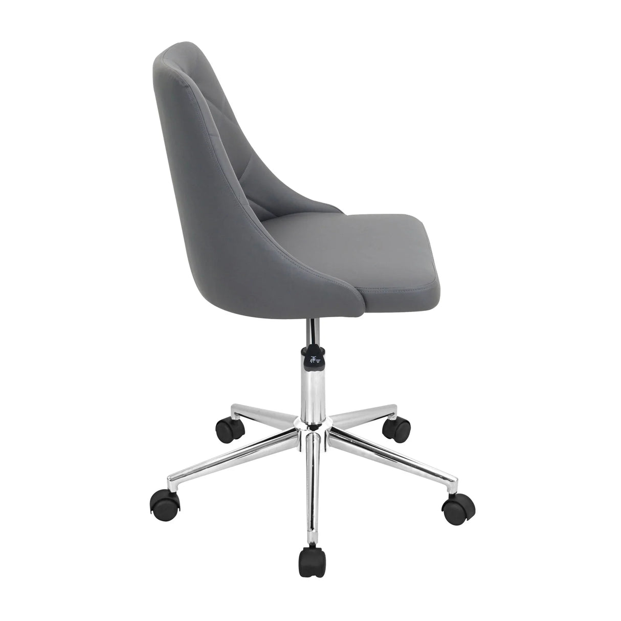 Marche - Contemporary Adjustable Office Chair With Swivel - Gray - Furniture Home Direct
