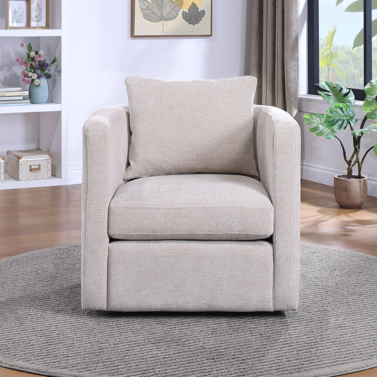 Sutton - Swivel Barrel Chair - Furniture Home Direct