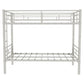 Metal Bunk Bed For Kids, Convertible Bedframe With Ladders & Guardrail - Furniture Home Direct