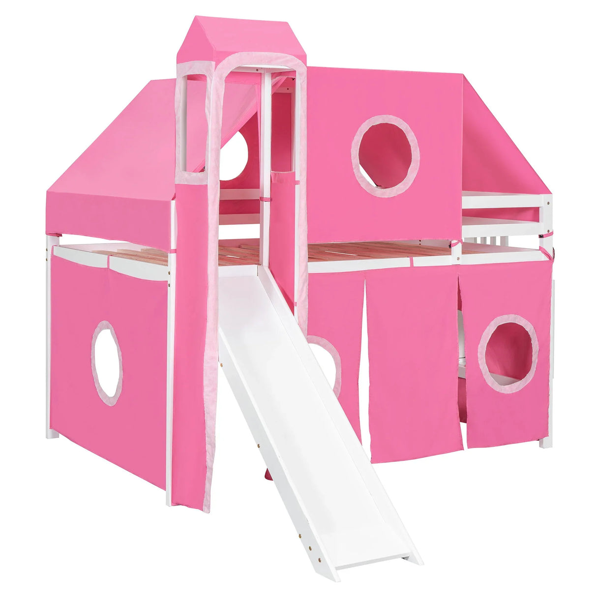 Loft Bed With Tent And Tower - Furniture Home Direct