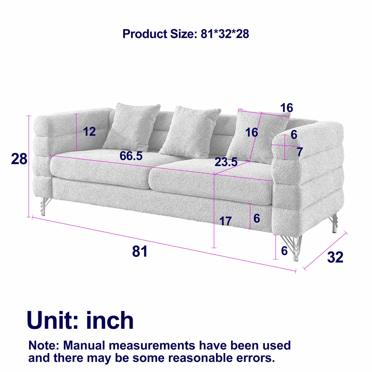 2 PC Living Room Set ( 2 Sofas) - Orange - Furniture Home Direct