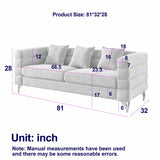 2 PC Living Room Set ( 2 Sofas) - Orange - Furniture Home Direct