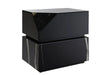 Drisana - Mirrored End Table - Black - Furniture Home Direct