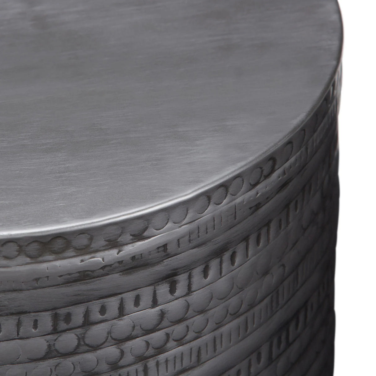 Johnsen - Handcrafted Large Metal Accent Table - Furniture Home Direct