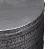 Johnsen - Handcrafted Large Metal Accent Table - Furniture Home Direct