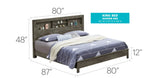 Bed With Transitional Design Stylish - Furniture Home Direct