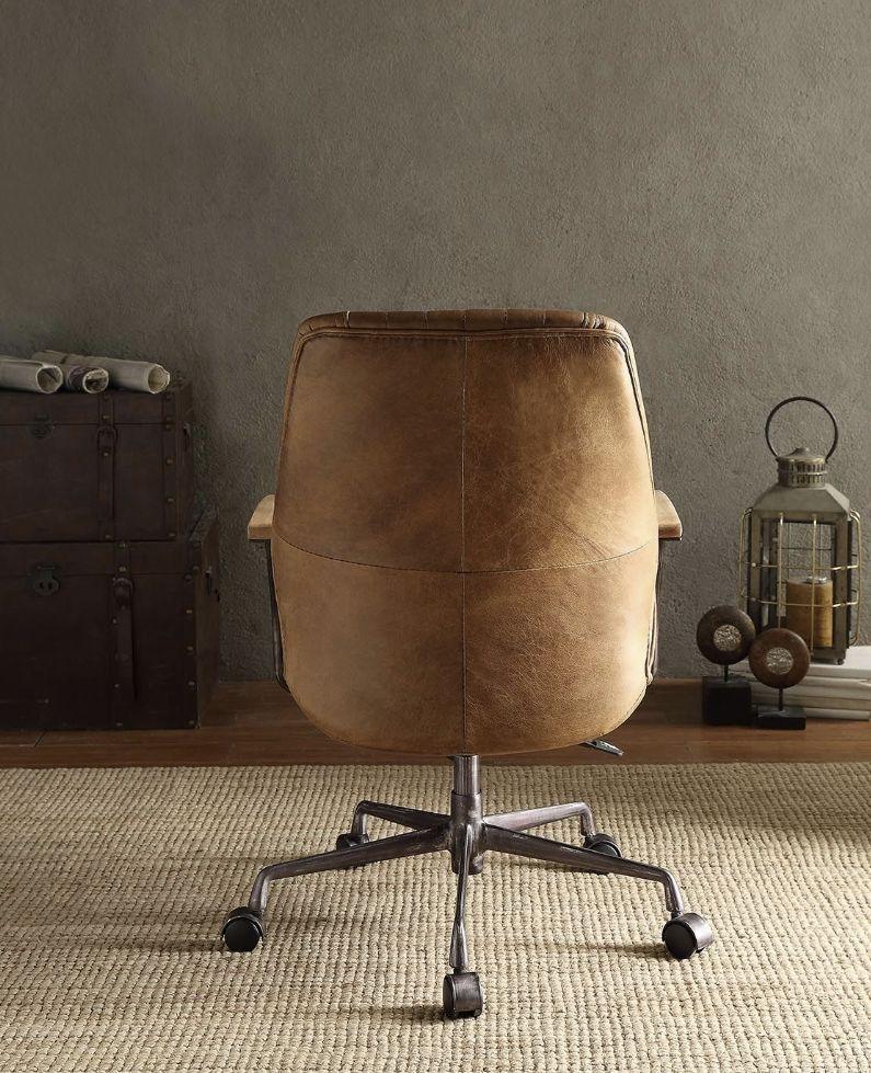 Hamilton - Top Grain Leather Office Chair - Furniture Home Direct
