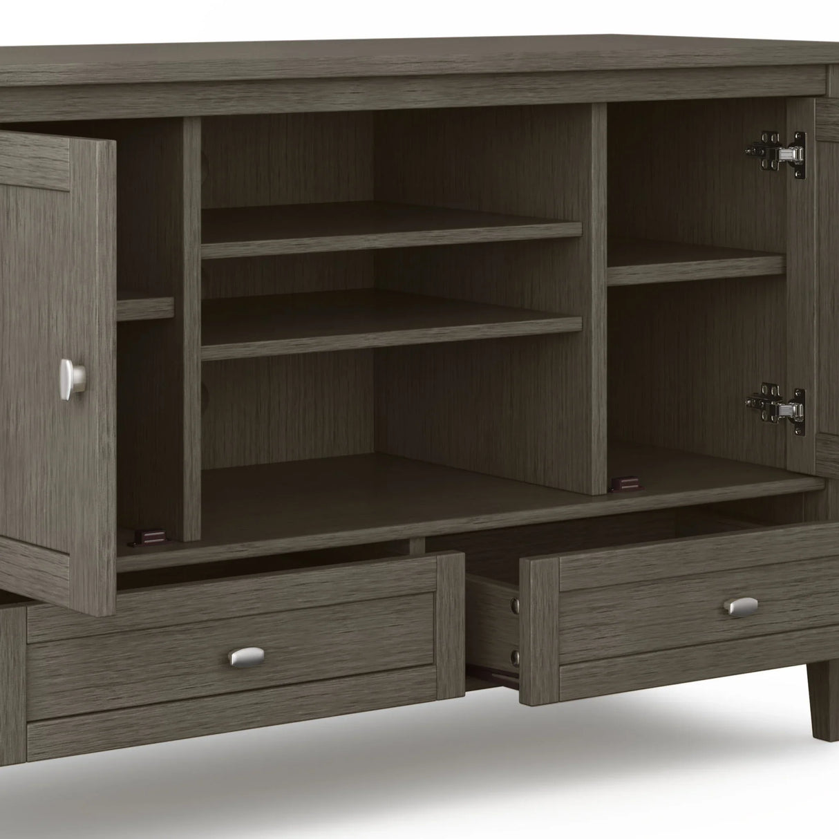 Warm Shaker - TV Media Stand Handcrafted - Furniture Home Direct