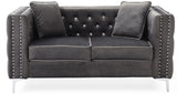 Elegant Track Arm Loveseat - Furniture Home Direct