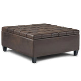 Harrison - Large Coffee Table Storage Ottoman - Furniture Home Direct