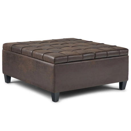Harrison - Large Coffee Table Storage Ottoman - Furniture Home Direct