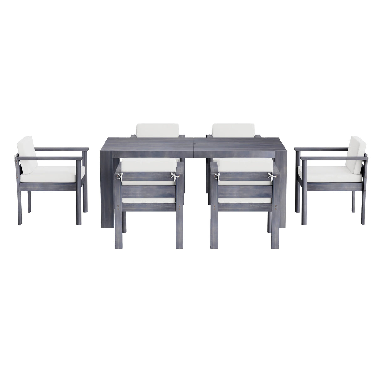 7 Piece Patio Dining Table Set - Furniture Home Direct