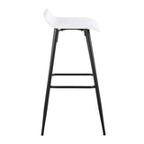 Ale - Contemporary Fixed-Height Bar Stool (Set of 2) - Furniture Home Direct