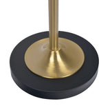 Axis - Floor Lamp With 4 Way Switch Double Spots With Base - Black / Gold - Furniture Home Direct