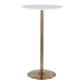 Pebble - Contemporary & Glam Adjustable Dining / Bar Table - Furniture Home Direct