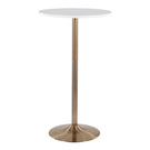Pebble - Contemporary & Glam Adjustable Dining / Bar Table - Furniture Home Direct