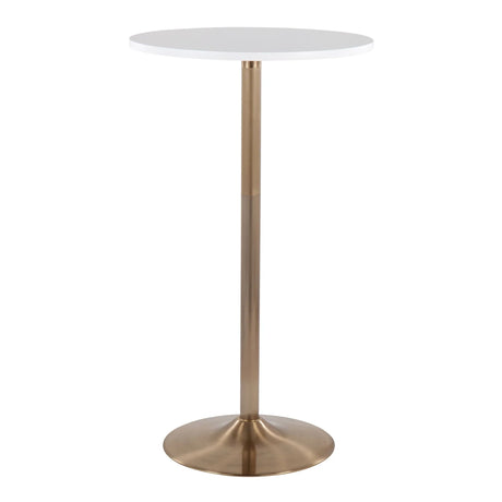 Pebble - Contemporary & Glam Adjustable Dining / Bar Table - Furniture Home Direct