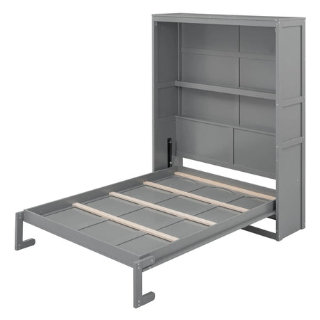 Murphy Wall Bed With Shelves, Space Saving - Furniture Home Direct