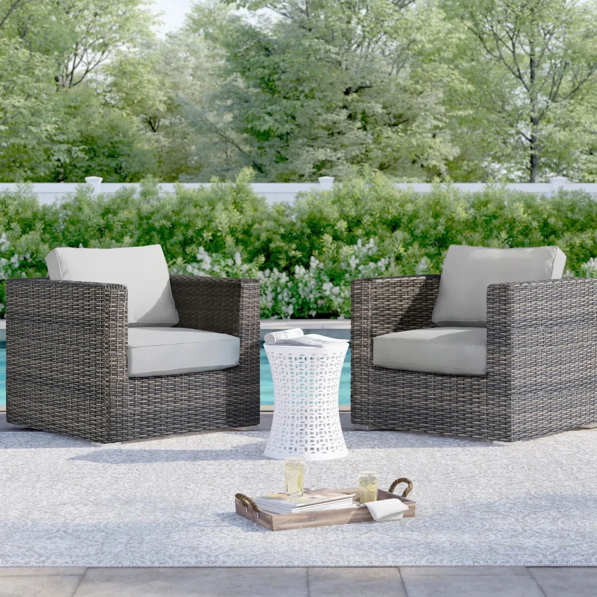 Patio Chair With Cushions Stylish Design - Furniture Home Direct