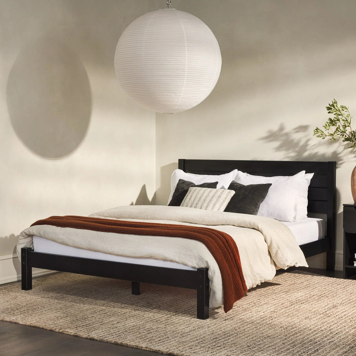 Modern Minimalist Boho Bedframe - Furniture Home Direct