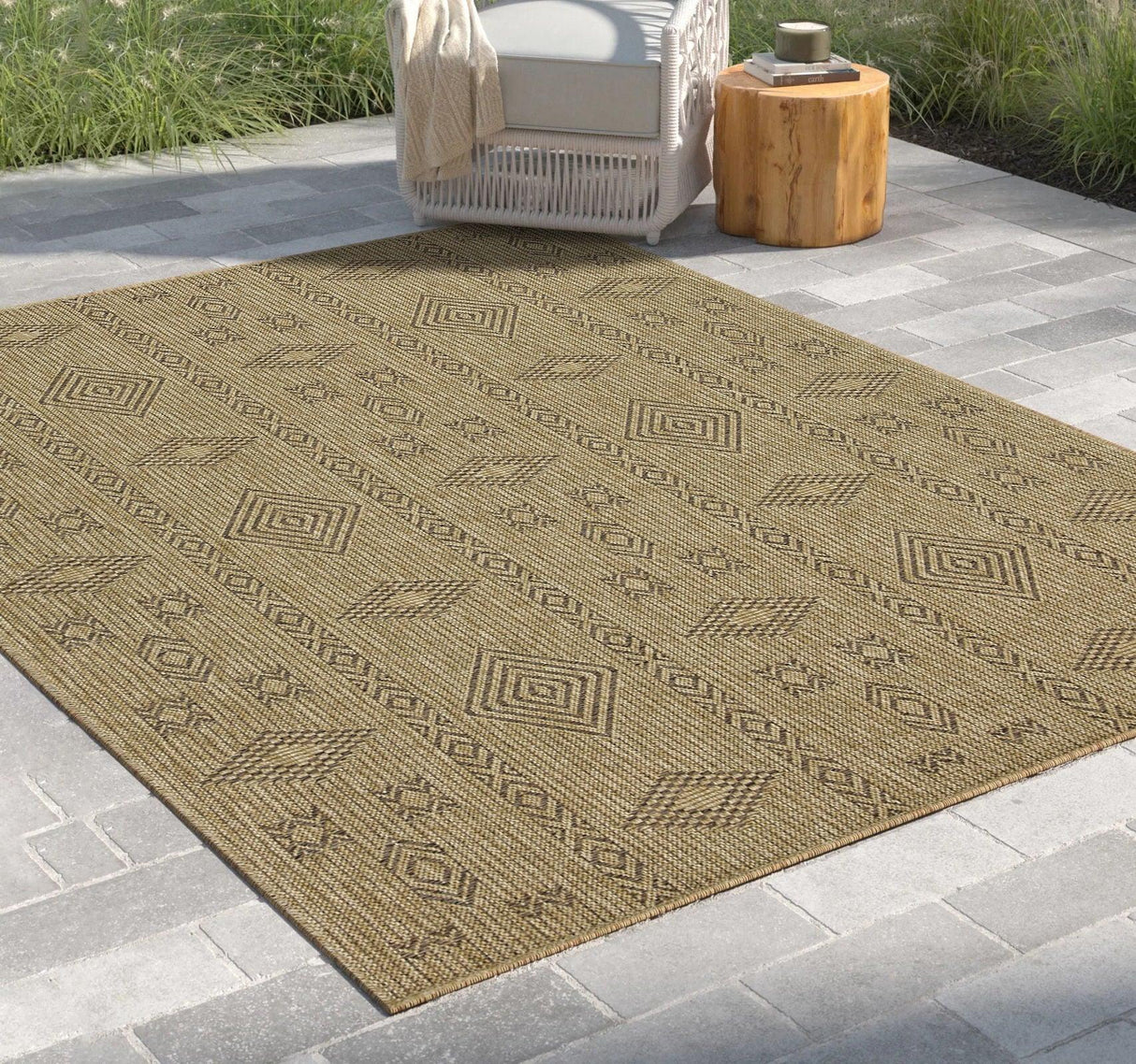 Earth - Indoor, Outdoor Area Rug, Polypropylene - Furniture Home Direct