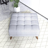 Addison - Square Upholstered Ottoman - Furniture Home Direct
