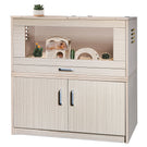 Guinea Pig Cages, Hamster Cage Wood With Independent Storage Cabinet, House For Rat Chinchilla With Guinea Pig Hutch And Bridge, Openable Top With Acrylic Sheets - Furniture Home Direct