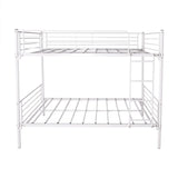 Space Saving Bunk Bed With Metal Frame And Ladder - Furniture Home Direct