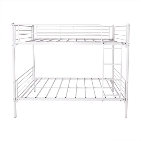 Space Saving Bunk Bed With Metal Frame And Ladder - Furniture Home Direct