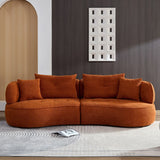 Modular Sofa, Durable Fabric, Solid Wood Frame, High Density Sponge Padding, Seating For 4 - Furniture Home Direct