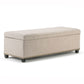 Kingsley - Upholstered Large Storage Ottoman - Furniture Home Direct