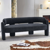 Boucle Upholstery Modern Sofa For Living Room - Furniture Home Direct