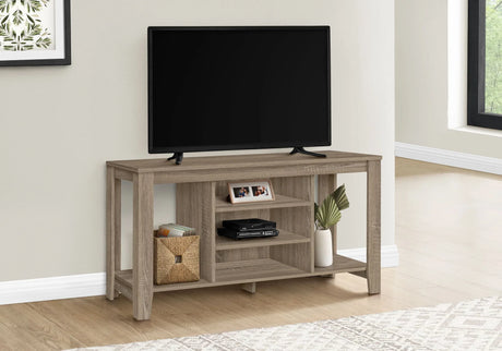 TV Stand, Console, Media Entertainment Center, Versatile Storage Shelves - Furniture Home Direct