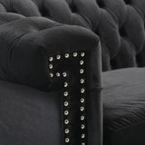 Traditional Charcoal Gray Sofa - Furniture Home Direct
