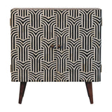 Edessa Bone Inlay Cabinet - Furniture Home Direct