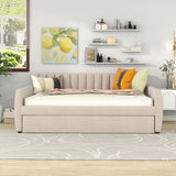 Upholstered Daybed With Slat Support - Furniture Home Direct
