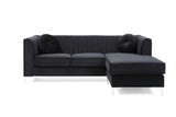 Delray - Micro Suede Sofa Chaise - Furniture Home Direct