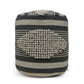 Diamond - Handcrafted Cylindrical Pouf - Furniture Home Direct